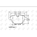 Padera de freno de BMW 525/X3 D1473