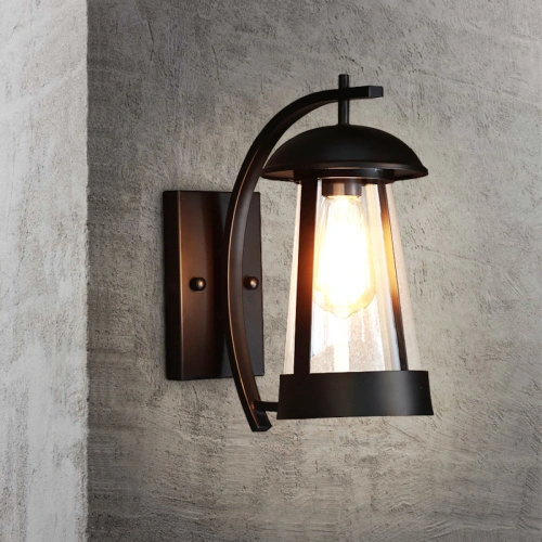 LEDER Swarte Outdoor Wall Lamps Fabrikant fan Sina