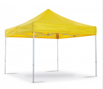 Yellow 600D polyester fabric pop-up folding advertising tent