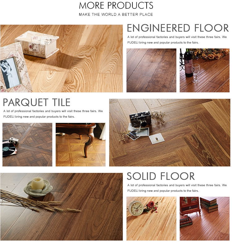 AB Grade 3 Layer Unfinished Oak Engineered Wood Flooing Multilayer Engineered Wood Flooring Online Technical Support