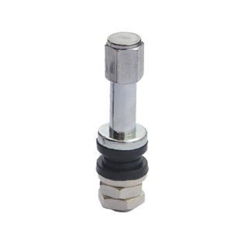 TR48E Metal Tubeless Car Tyre Valve - Schrader Valve for Alloy Wheels