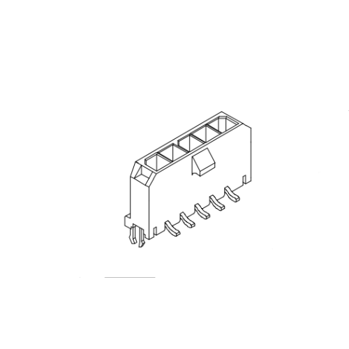 MX3.0mm SMT 180° With forking grounding Wafer Connector Series AW3045SVD-NP