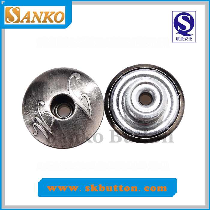 Customized Nique Design Alloy Shank Button