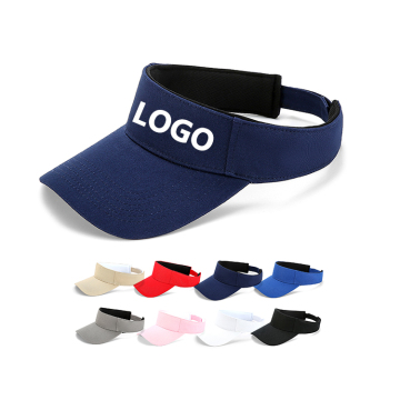 Custom Promotional Cotton Sun Visor Cap with Logo