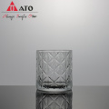 Decoração de casamento de velas de vidro com estampa de diamante Ato Diamond