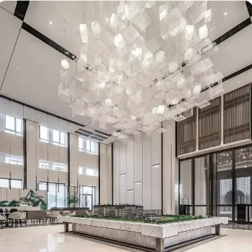 Custom Non-Standard Engineering Lamps for Hotel Lobby Lighting