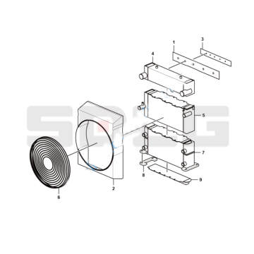 Radiateur de haute qualité SDLG 4110001908