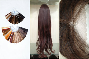 High Quality Machine Made Synthetic Wig, Long Straight Syntehic Wig