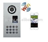 2015 Newest Waterproof WIFI wireless doorbell fingerprint smart phone Video Door Phone