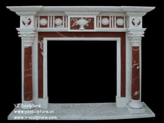 Indoor Stone Fireplace Insert (FPS-G094)