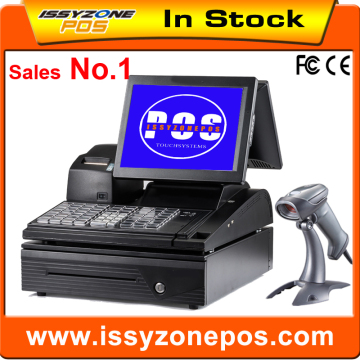 Pos System 12" 15" 17" ALL in one Touch Capacitive Touch Screen POS J1800 Fanless