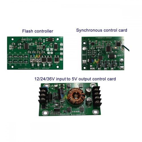 12V/24V/36V to 5V Synchronous control card
