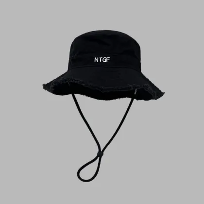 Cool Flat Unisex Wide Summer custom bucket hats
