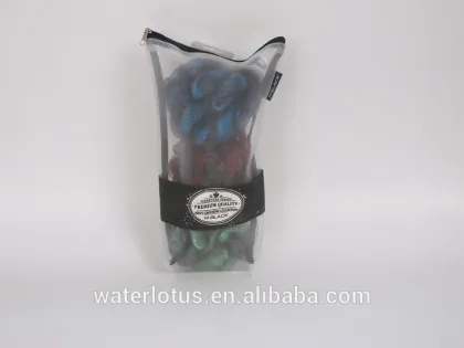 shower pouf bath ball and loofah sponge for exfoliate skin