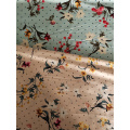 Dots Flower Rayon Challis 30S Light Printing Fabric