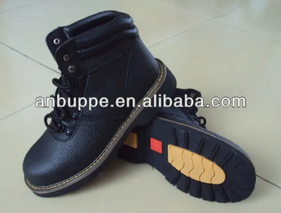 6 Inch Footwear Protector Steel Toe Rigger Safety Shoes Welt Rubber outsole