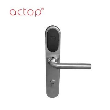 Sliver color European standard mortise hotel door lock