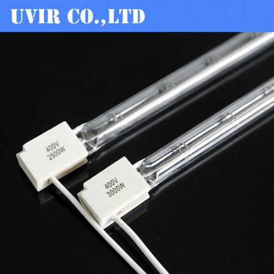 UVIR 235V 2000W short wave white reflector infrared heating lamp for PET blowing machines