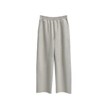 Ladies' khaki casual sports pants with elastic waist