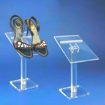 Acrylic shoe display stand