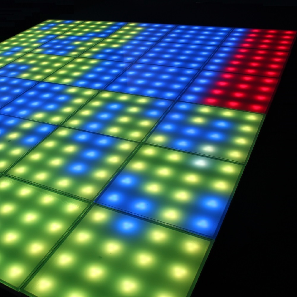 Hochzäitsparty RGB LED Madrix Dance Buedem Luucht