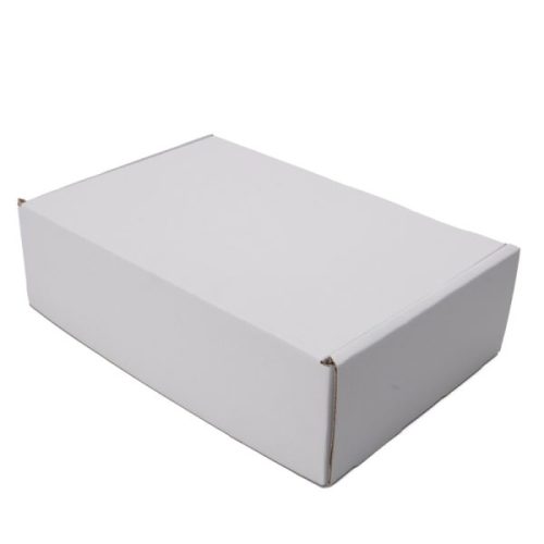 Custom White Corrugated Cardboard Mailers Boxes