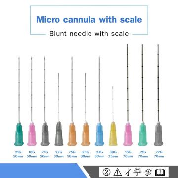 Micro cânula hialurônica injeção de ácido