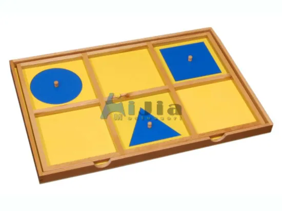Montessori -Geometric Demonstration Tray