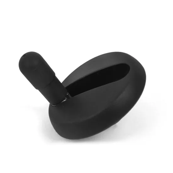 Nylon Black Handwheel with Foldable Handle for Plastic Lathe