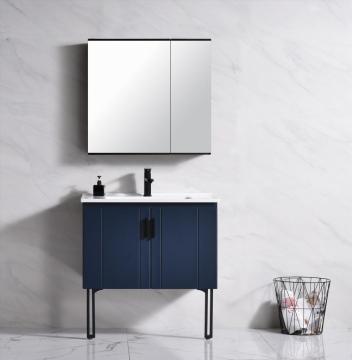 Chaozhou aluminum bathroom cabinet with mirror
