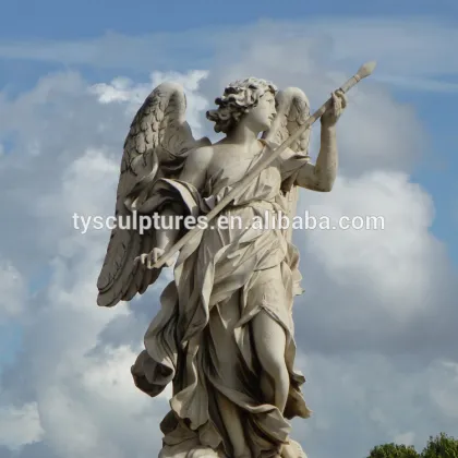 World famous stone famous male angel statue marble angel sculptures