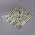 Mosaic Tan Glass Lobby Decorative Luxury Round Tiles