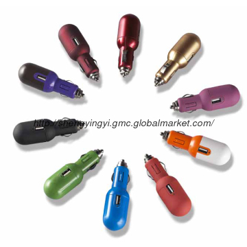 Dual USB Car charger for IPAD IPHONE 3G/3GS/4G PDA,IPOD