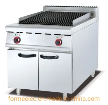 Western Kitchen Equipment Electric Grill Electric Lava Rock Grill with Cabinet