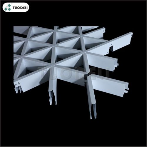 Ceiling Grid Systems Aluminum Triangle Type Open Cell Ceiling System Manufactory