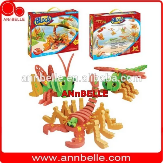 3D EVA puzzle 3D foam puzzle 3D insect puzzle
