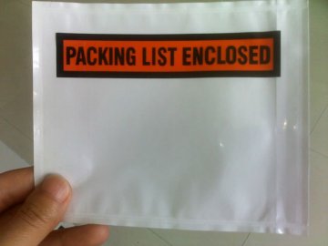 4.5x5.5" self adhesive packing list envelope