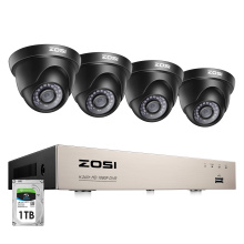 ZOSI 8-Channel HD-TVI 1080P Video Security System H.265+ DVR recorder with 4x HD 2.0MP Indoor/Outdoor Weatherproof CCTV Camera