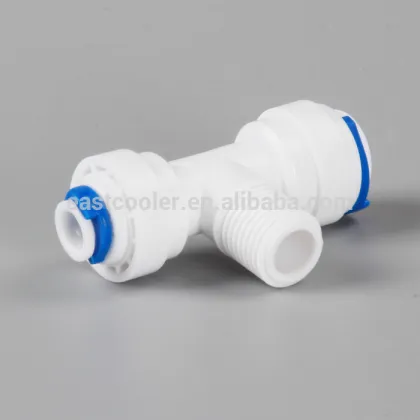 Quick fittings EF007-C-010 NINGBO PUDEKANG ROHS certificate T type Push Fit Pipe Fittings