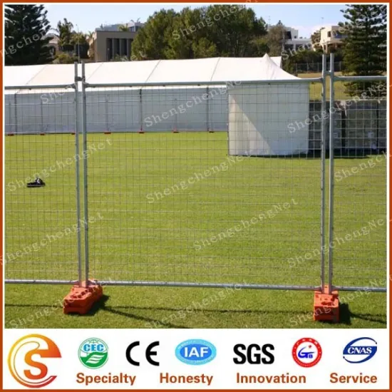 Public safety fence temparory barrier isolated populations can be used multiple times