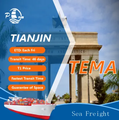 Sea Freight From Tianjin To Tema