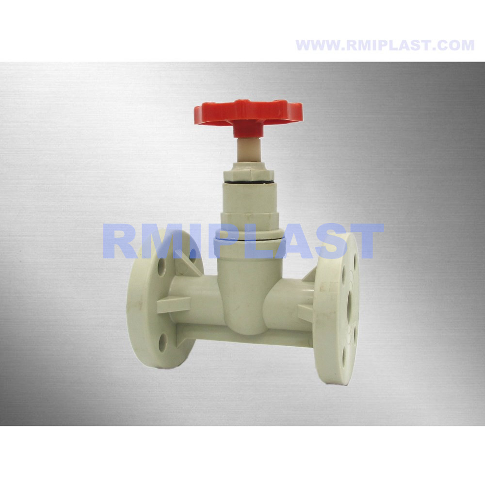 PP Globe Valve ruota Flangia Din PN10