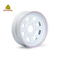 15 Inch Trailer Rim 6x139.7 White Steel Wheels