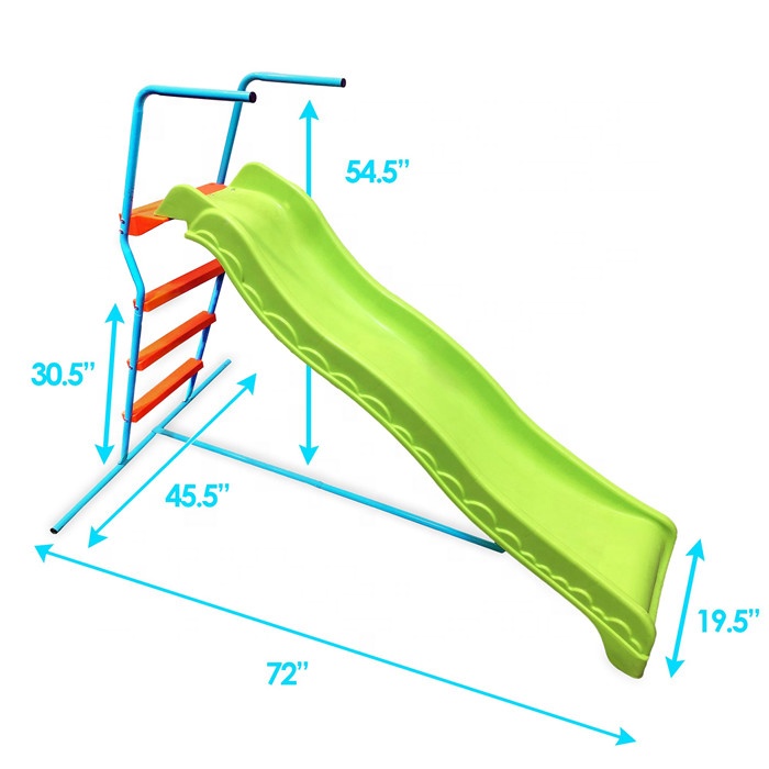 6-Fuß-wellenartiger Hinterhof Spielplatz Indoor Outdoor Kids Slide