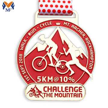 Maak aangepaste Mountain Challenge -medailles