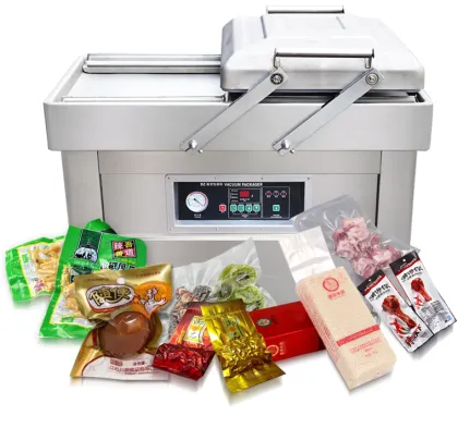Automatic Double Chamber Vacuum Sealer for Meat and Fresh Foods