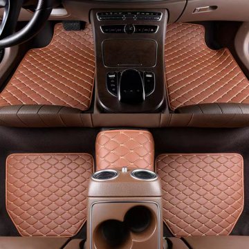 Customization Leather Car Mat - New Design Luxury Anti-Slip Waterproof Floor Liners
