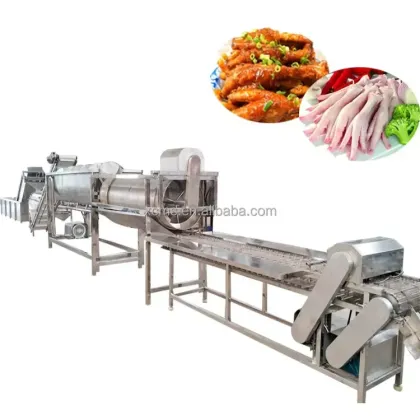 Automatic Poultry Chicken Feet Processing Machine - Chicken Feet Blanching Machine & Production Line