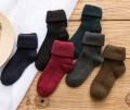 Chaussettes tricotées en cachemire mélangé