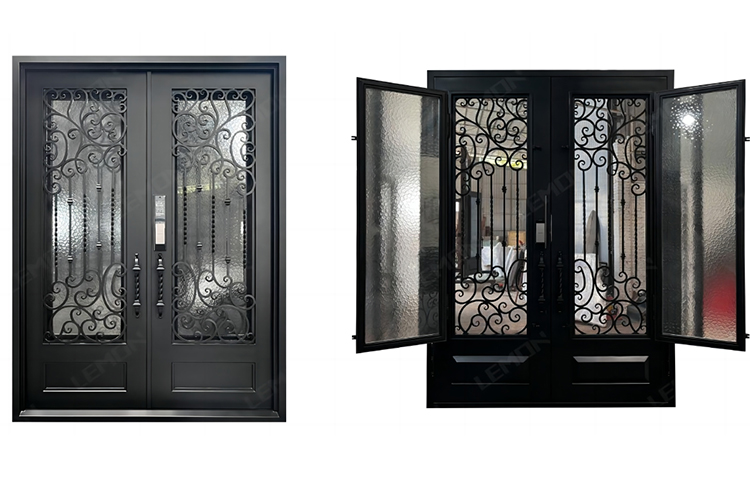 iron gate double door